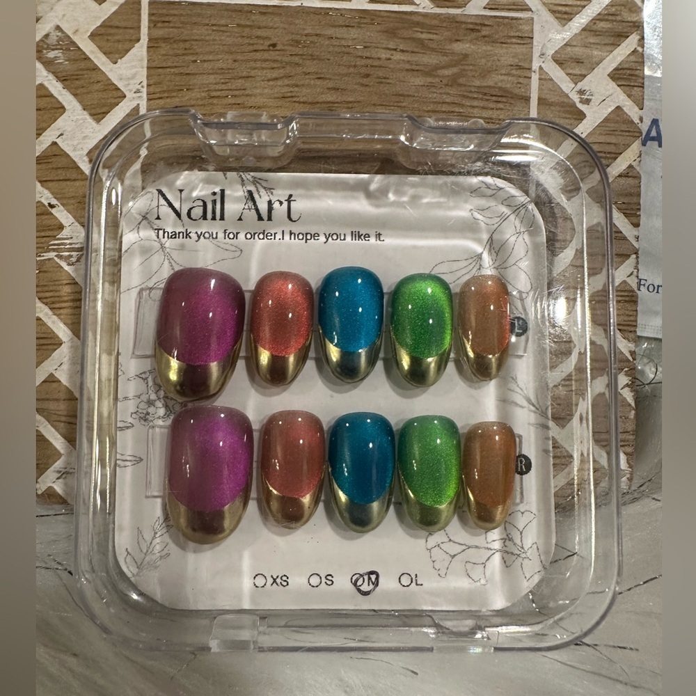 Brand New Gel Custom Made Press On Nails with Kit (NIP) - Picture 4 of 7